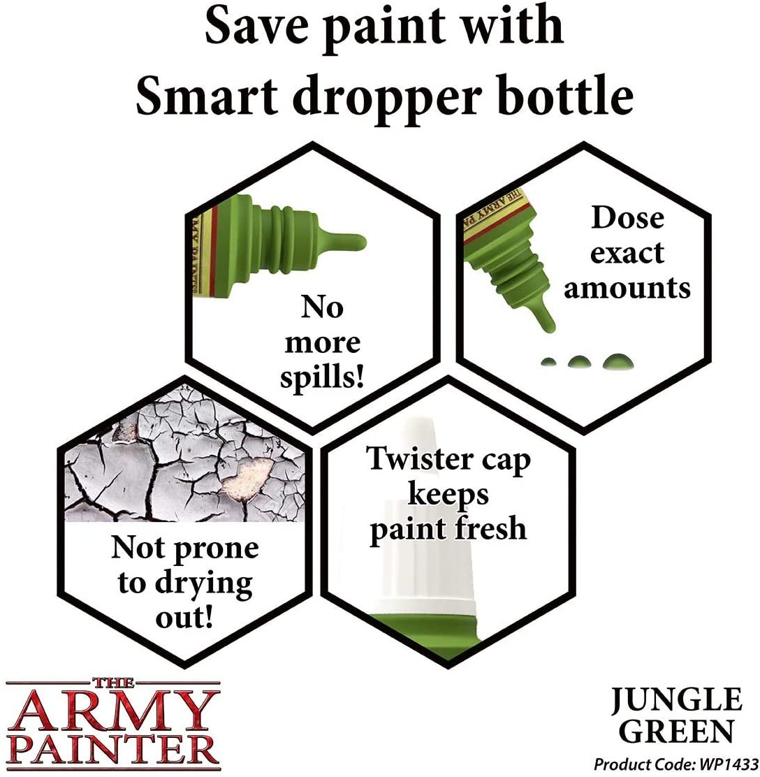 The Army Painter - Warpaints: Jungle Green (18ml/0.6oz)