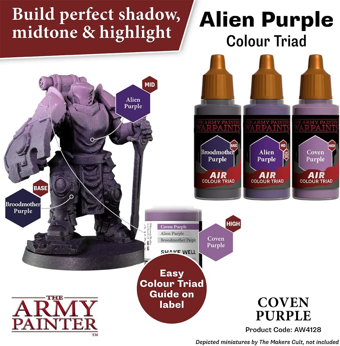 The Army Painter - Warpaints Air: Coven Purple (18ml/0.6oz)