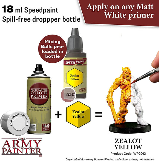 The Army Painter - Speedpaints: Zealot Yellow (18ml/0.6oz)