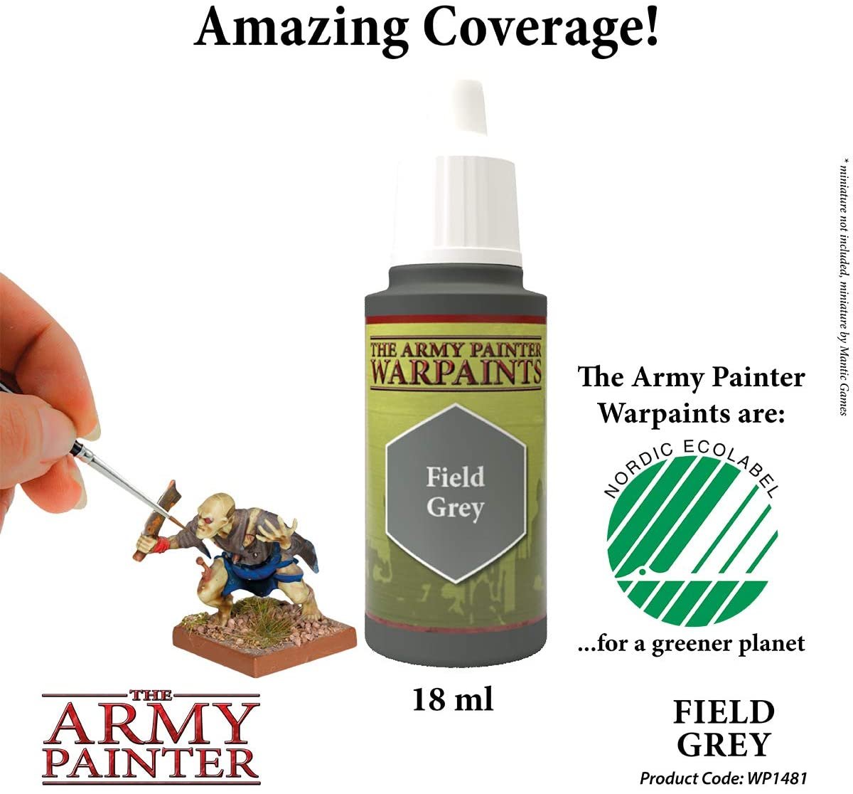 The Army Painter - Warpaints: Field Grey (18ml/0.6oz)