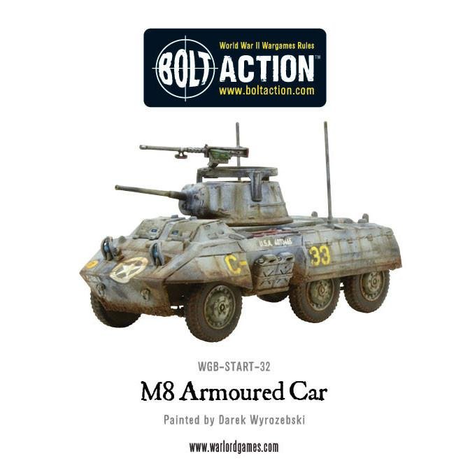 Bolt Action - USA: M8/M20 Greyhound Scout Car Platoon