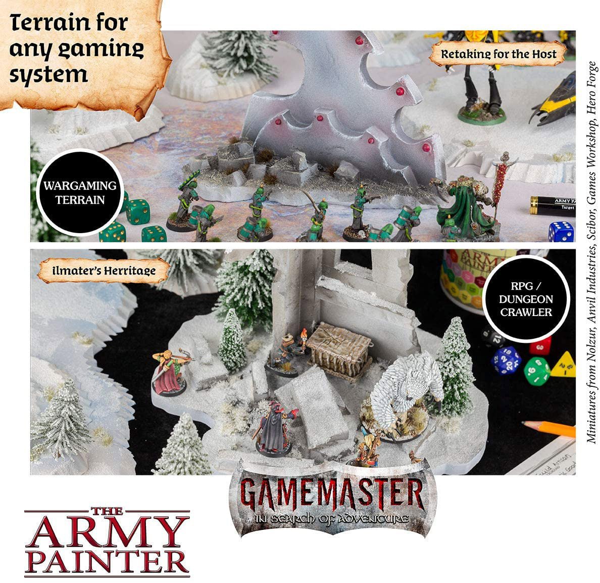 The Army Painter - Spray Primer Bundle (All Color and Terrain Primer with Bonus Varnishes)