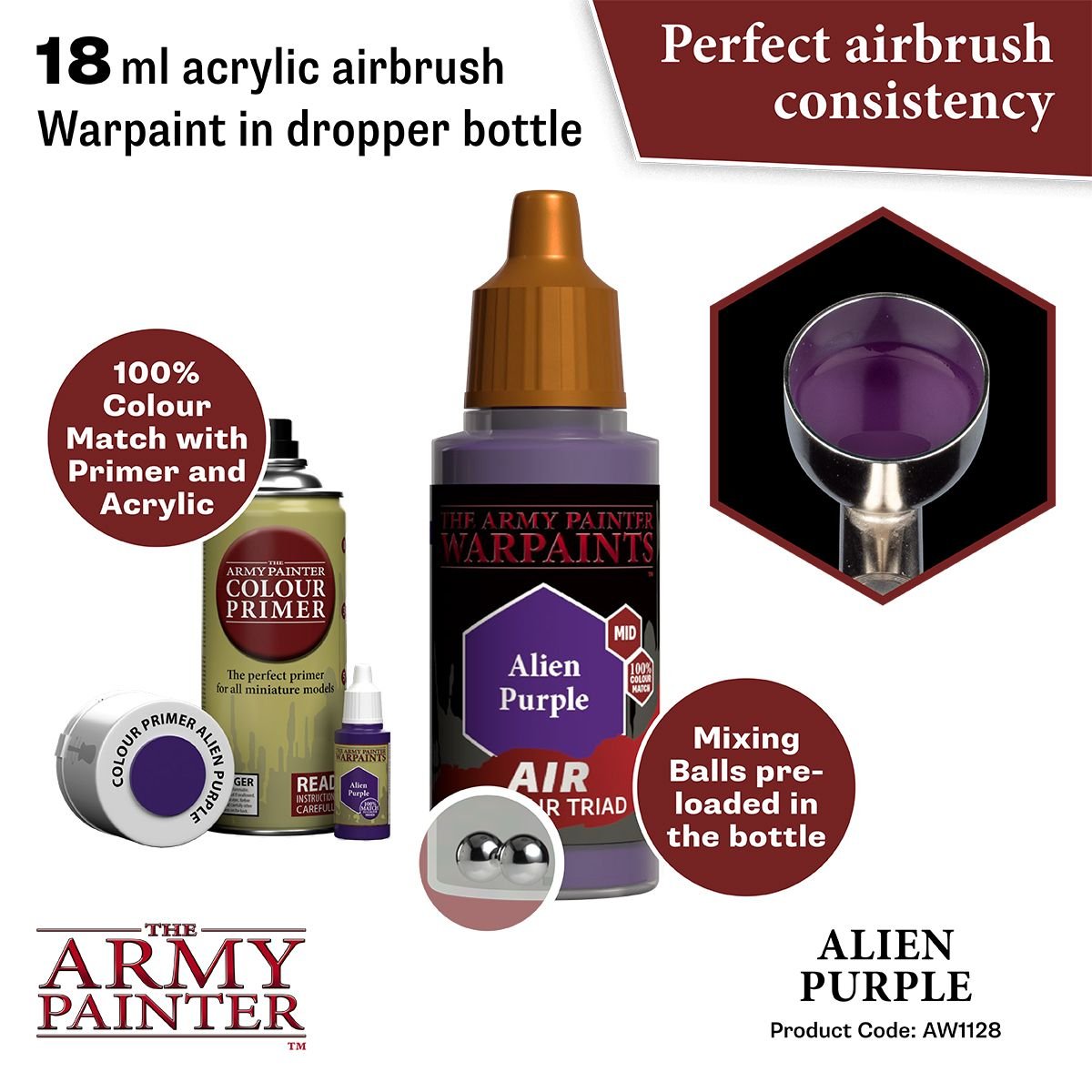 The Army Painter - Warpaints Air: Alien Purple (18ml/0.6oz)