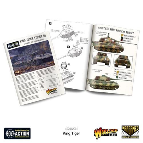 Bolt Action - Tank War: King Tiger German Tank + Digital Guide