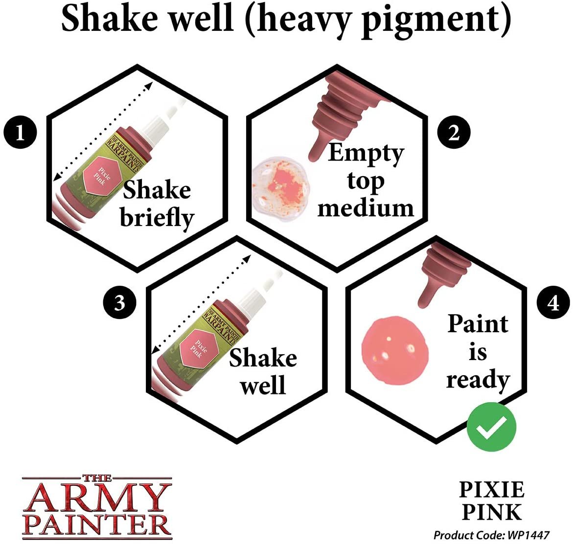 The Army Painter - Warpaints: Pixie Pink (18ml/0.6oz)