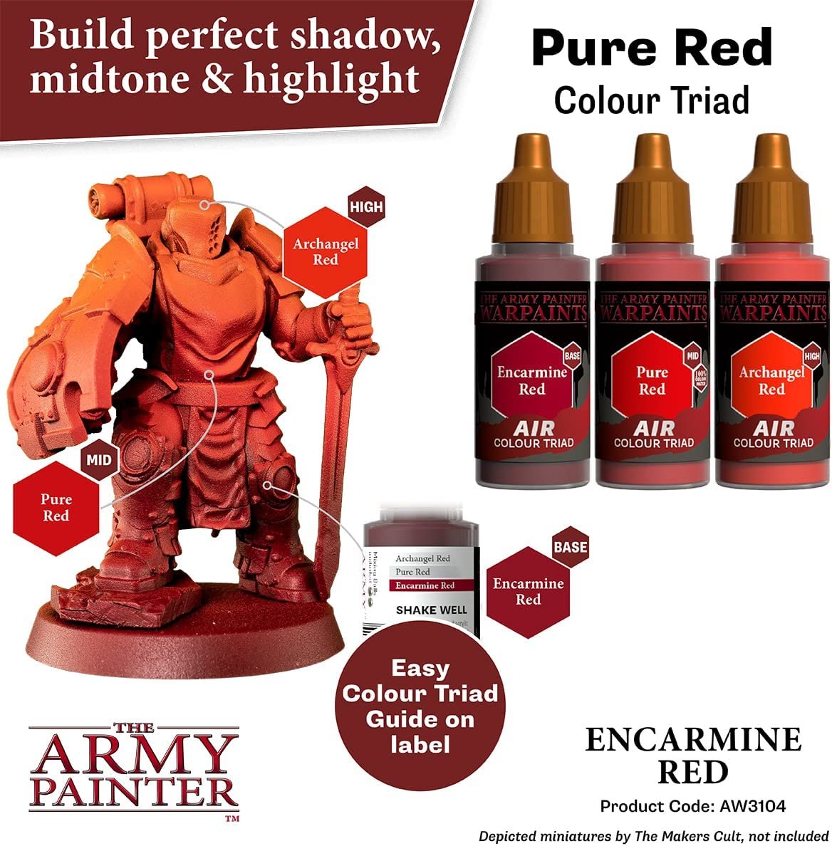 The Army Painter - Warpaints Air: Encarmine Red (18ml/0.6oz)