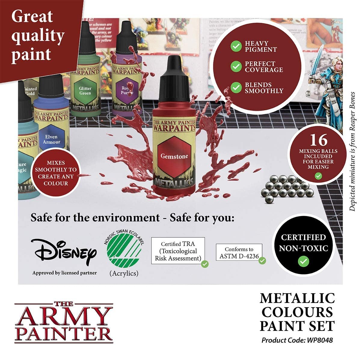 The Army Painter - Metallic Colours Paint Set