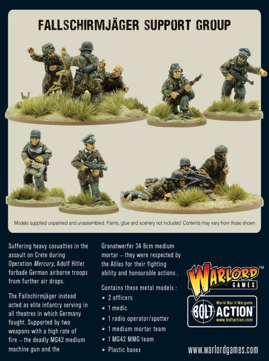 Bolt Action - Germany: Fallschirmjager Support Group