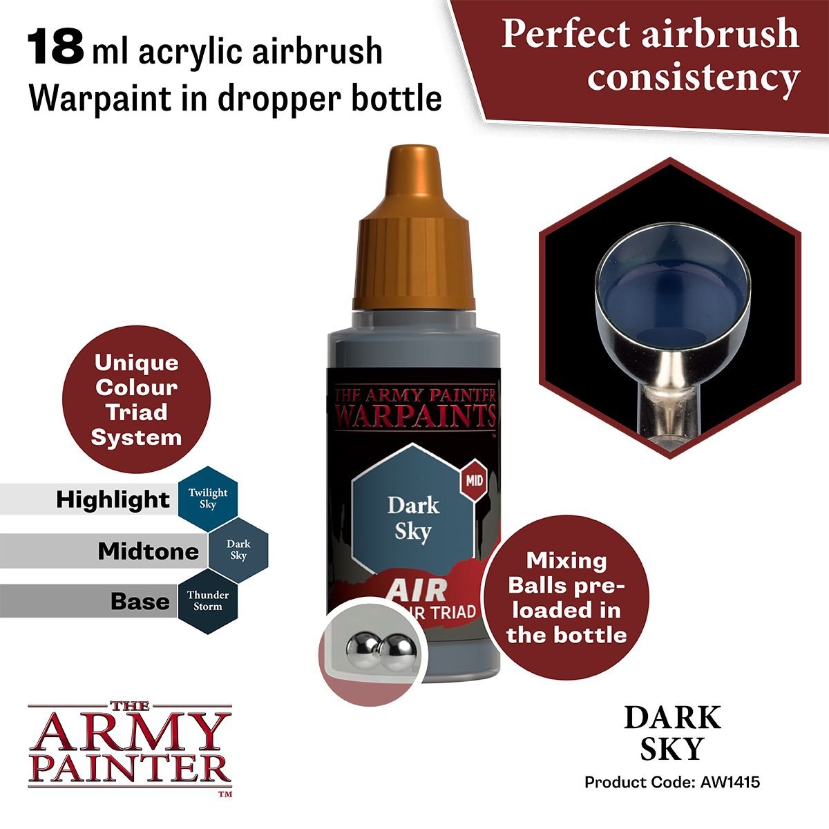 The Army Painter - Warpaints Air: Dark Sky (18ml/0.6oz)