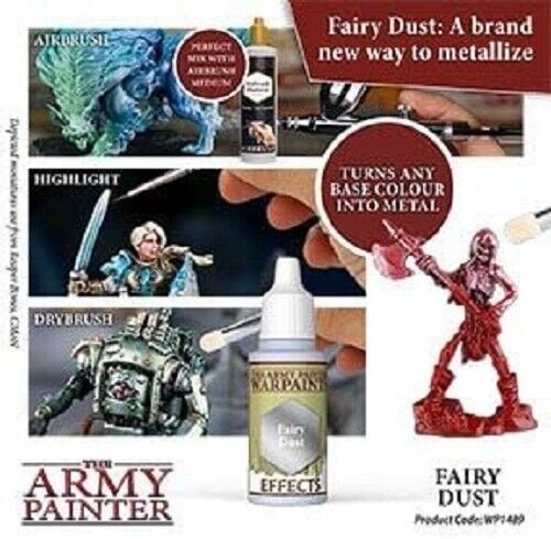 The Army Painter - Warpaints Metallics: Fairy Dust (18ml/0.6oz)