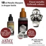 The Army Painter - Warpaints Air Metallics: Plate Mail Metal (18ml/0.6oz)