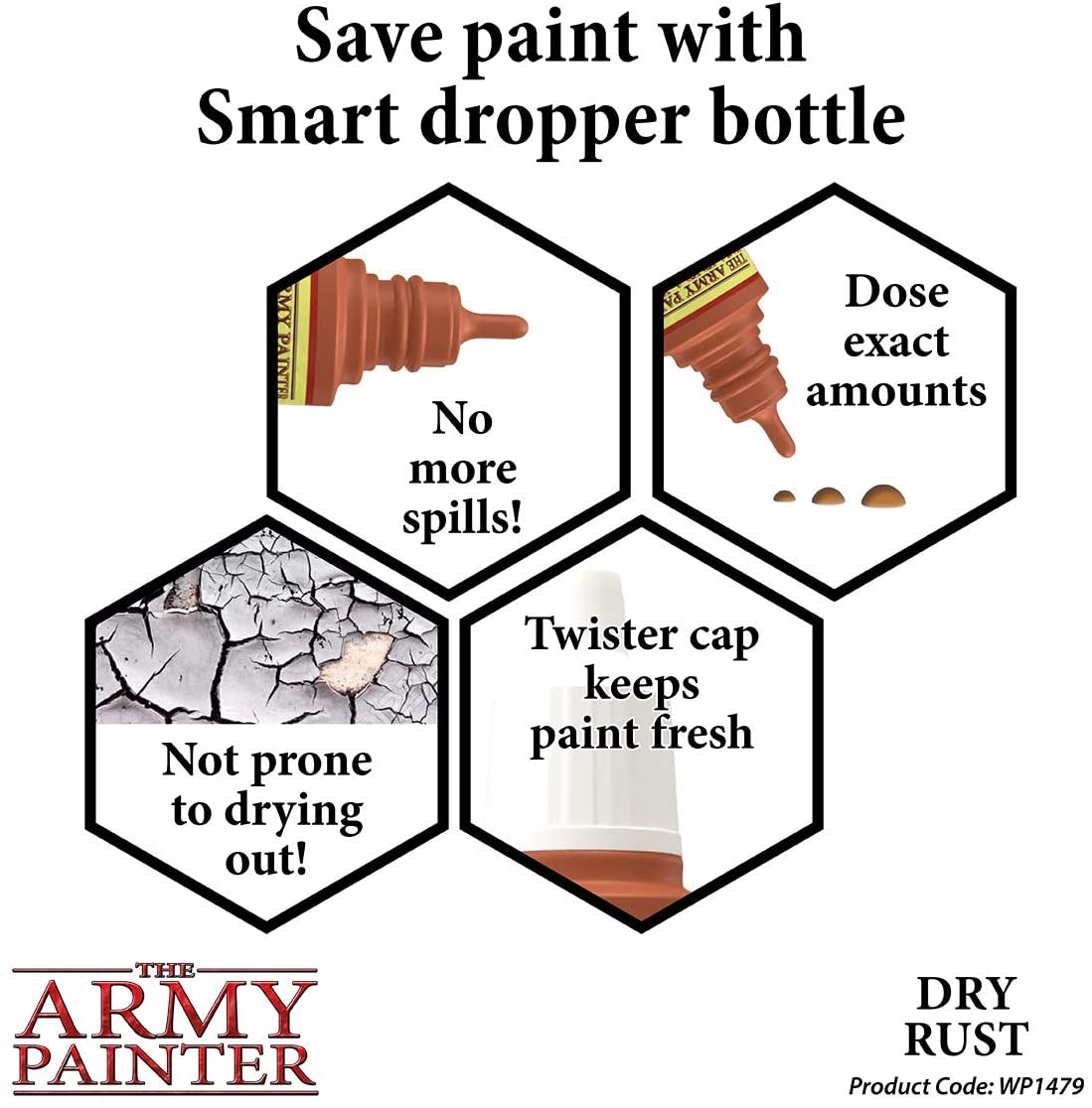 The Army Painter - Warpaints Effects: Dry Rust (18ml/0.6oz)