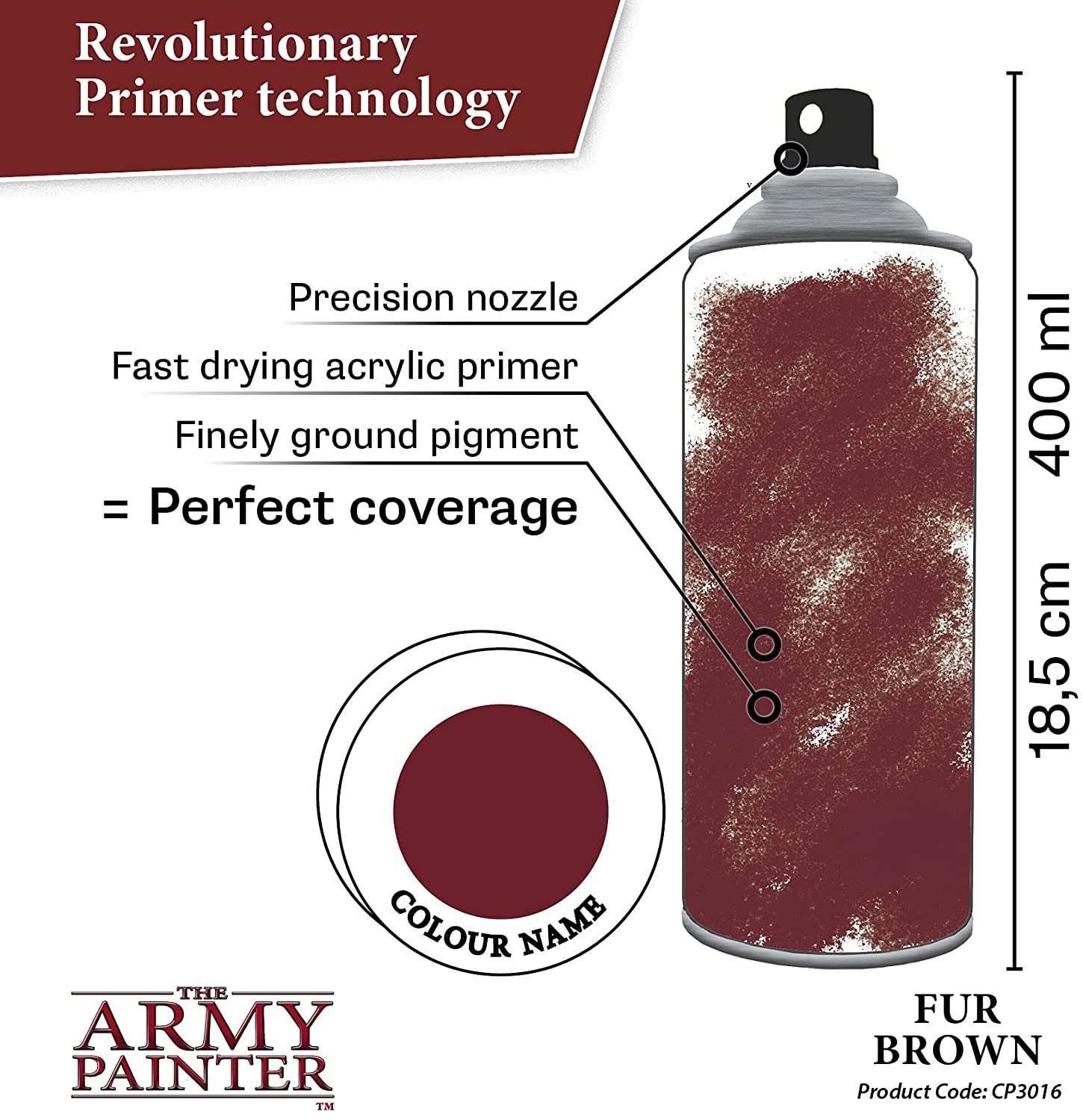 The Army Painter - Colour Primer Spray Paint 400ml - All Reds