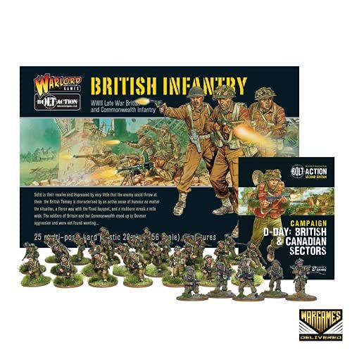 Bolt Action: British Infantry Set + Digital Guide - D-Day: British & Canadian Sectors