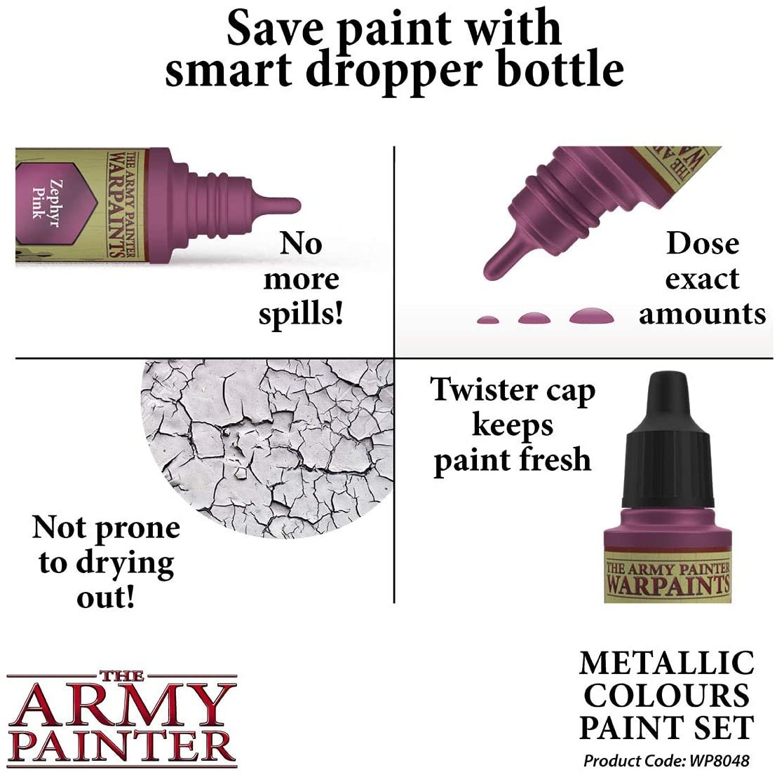 The Army Painter - Metallic Colours Paint Set