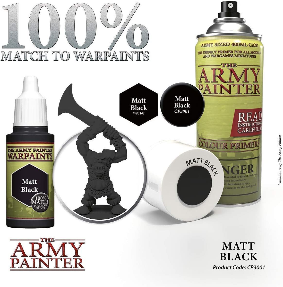 Spray Primers and Varnish: Army Painter - Base Primer: Matte Black - Tower  of Games