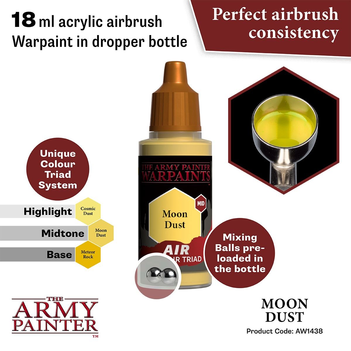 The Army Painter - Warpaints Air: Moon Dust (18ml/0.6oz)