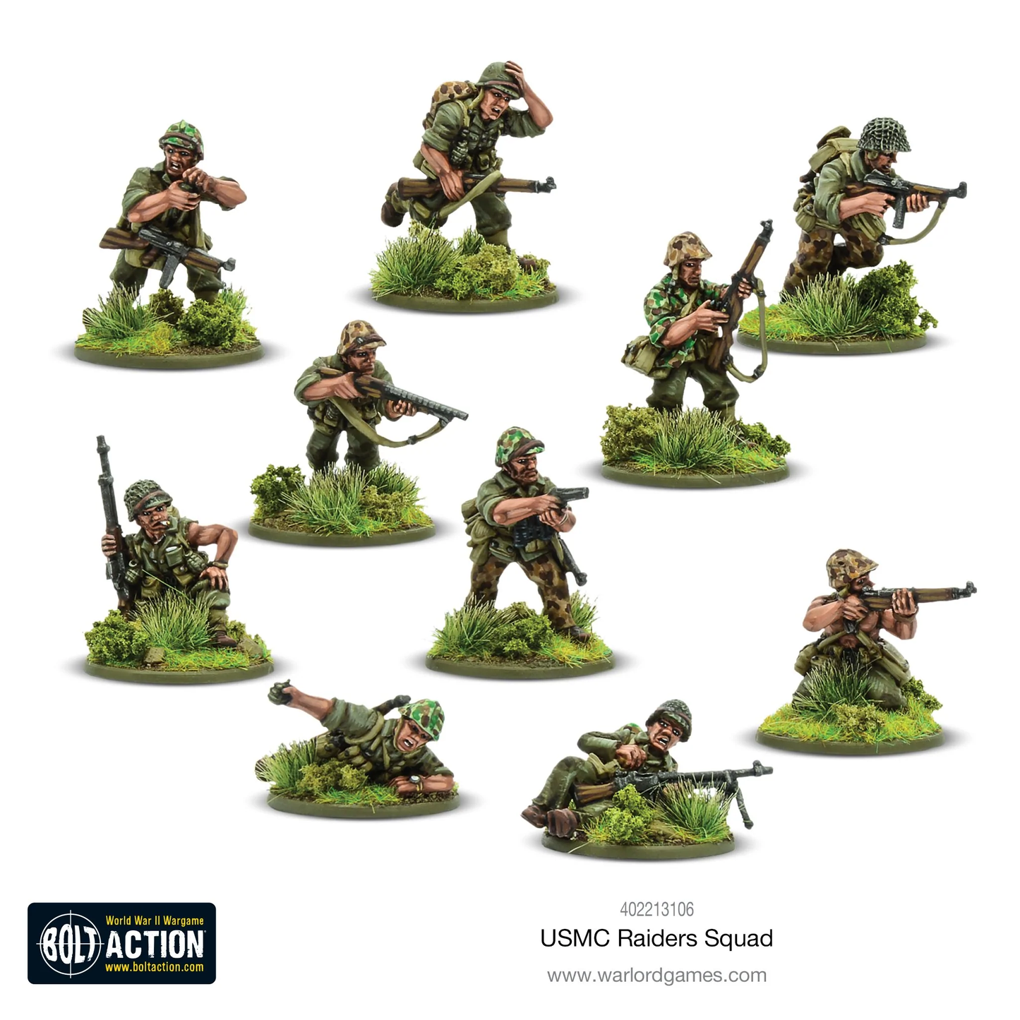 Bolt Action - USA: USMC Raider Squad