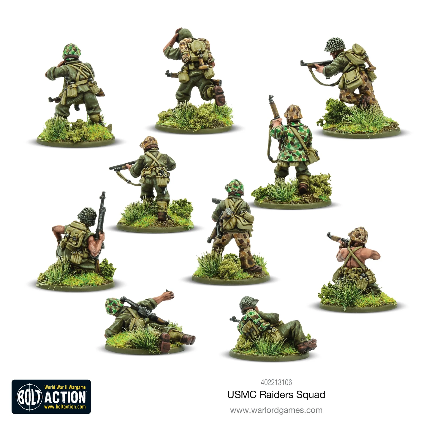 Bolt Action - USA: USMC Raider Squad