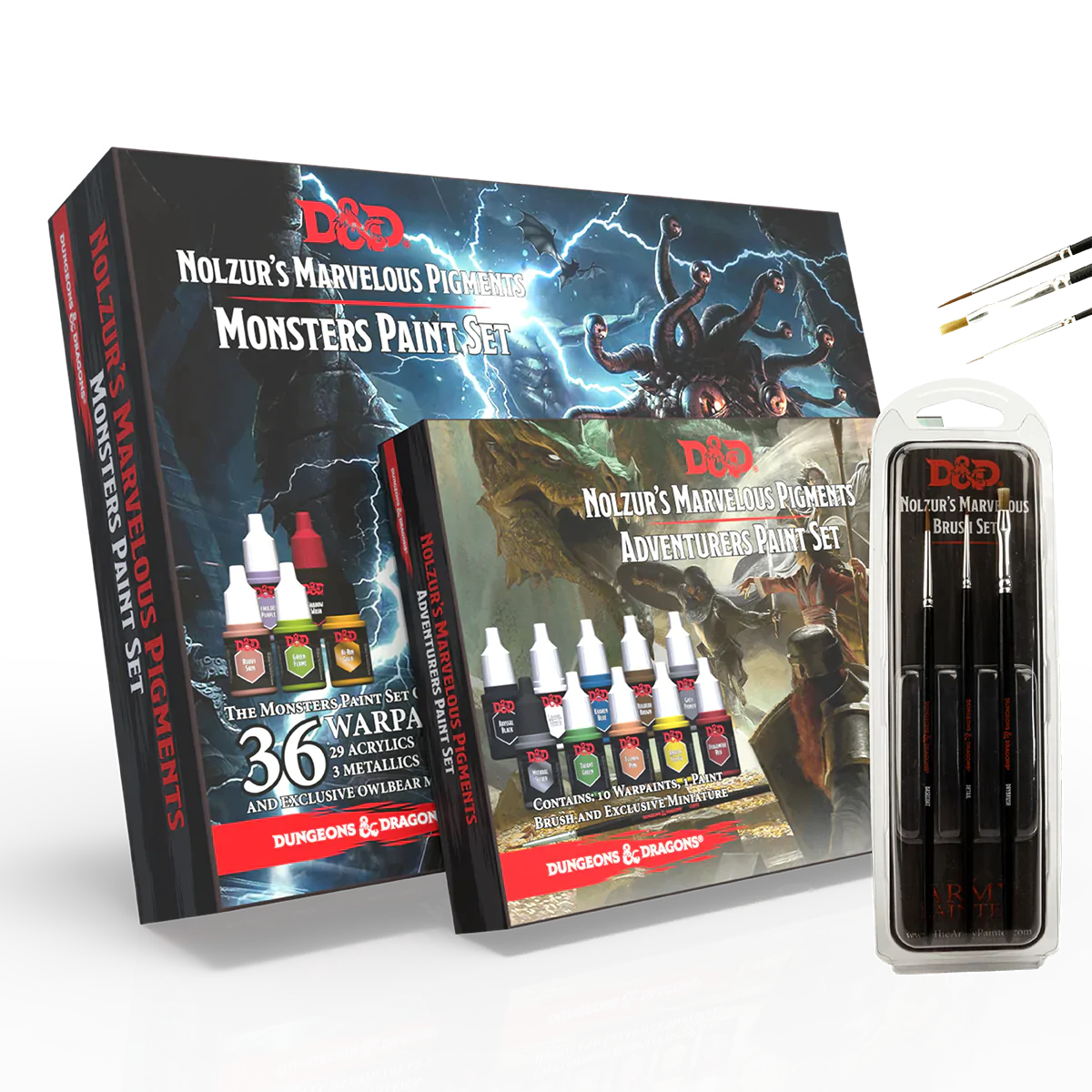 The Army Painter | Dungeons and Dragons Nolzurs Marvelous Pigments Bundle | 46 A